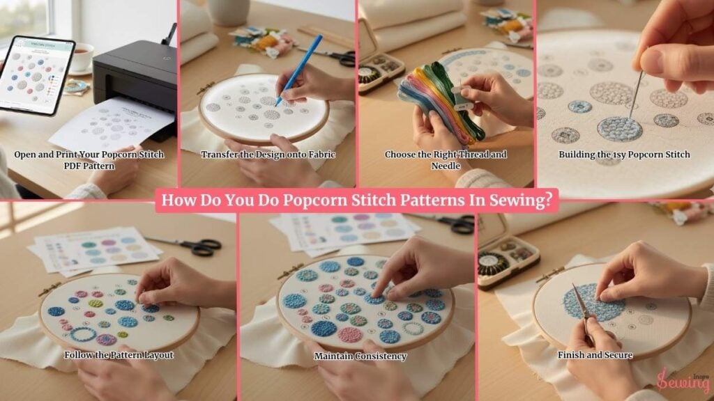 How Do You Do Popcorn Stitch Patterns In Sewing
