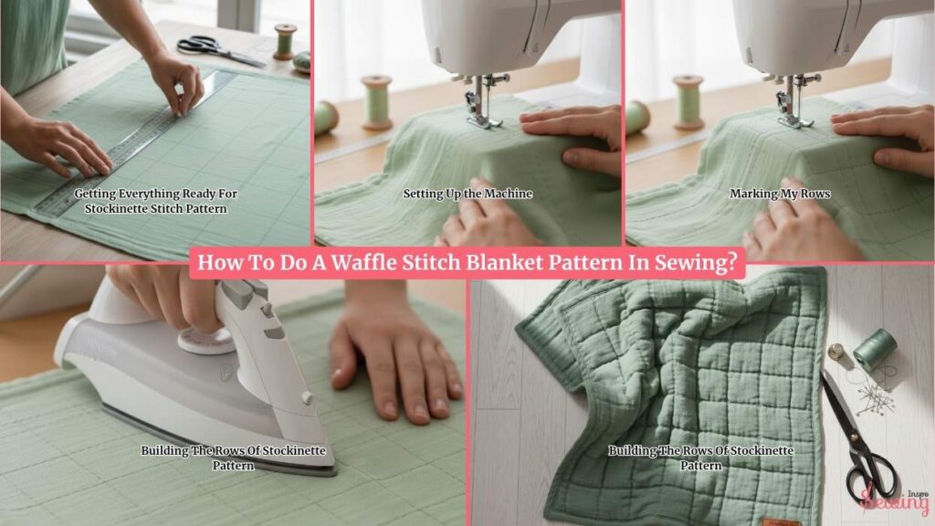 How To Do A Waffle Stitch Blanket Pattern In Sewing