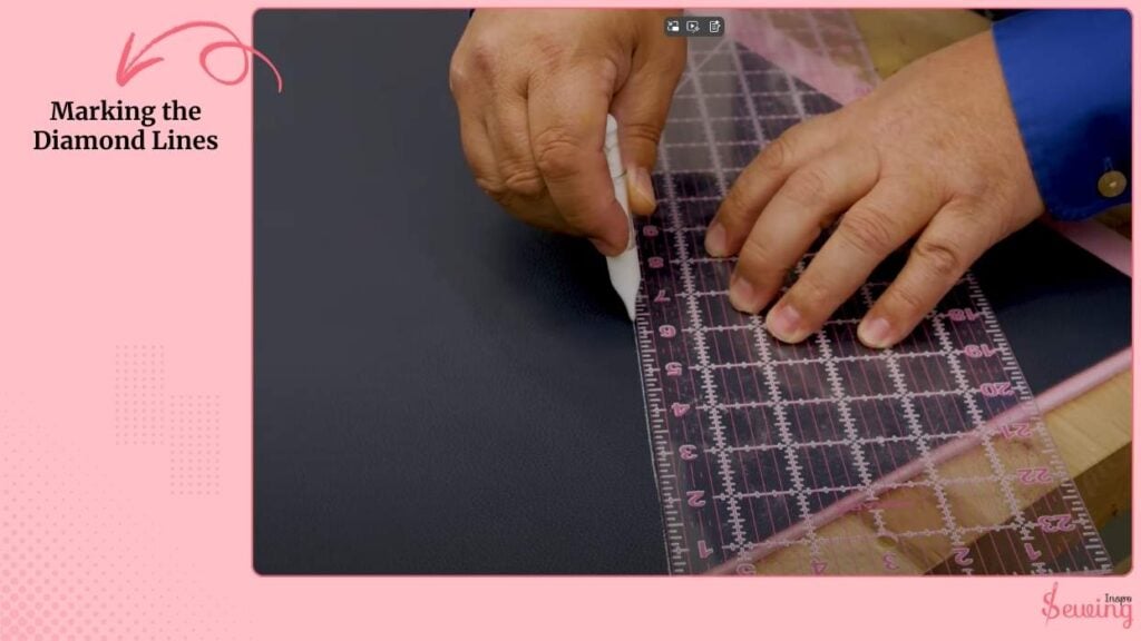 Marking the Diamond Lines