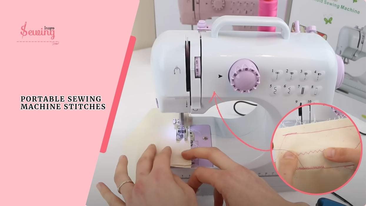 I Use A Portable Sewing Machine Stitches, And It’s Kind Of Easier