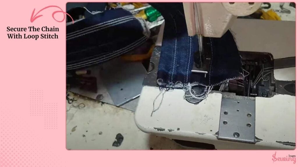 Secure The Chain With Loop Stitch