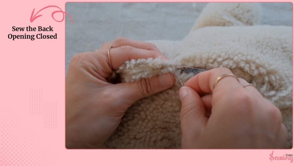 Sew the Back Opening Closed