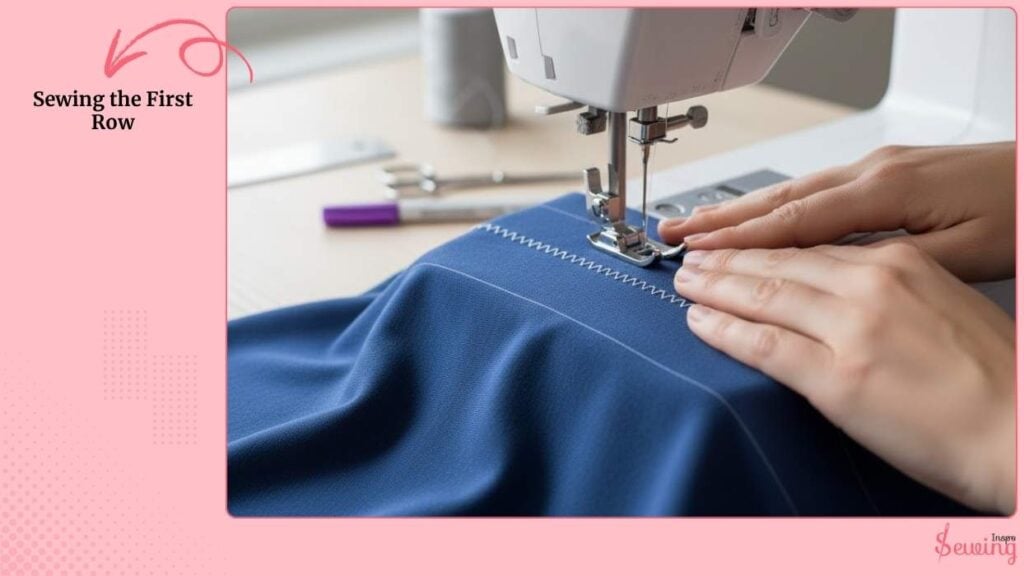 Sewing the First Row