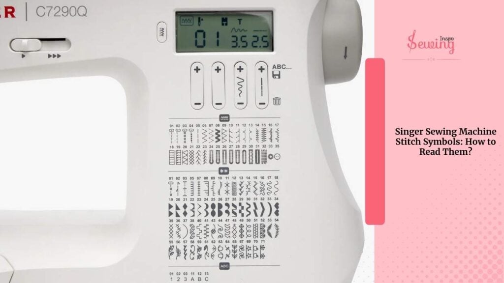 Singer Sewing Machine Stitch Symbols: How To Read Them