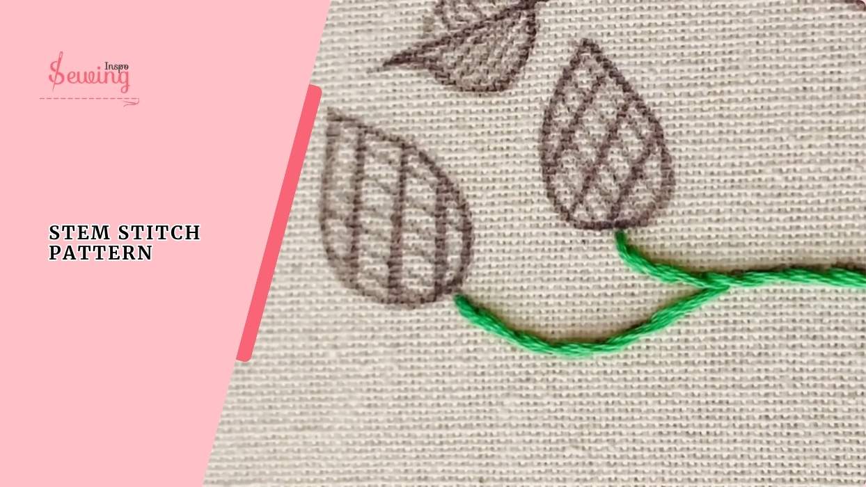 5 Steps To Do The Stem Stitch Pattern For Beginners & With Some Pattern Ideas