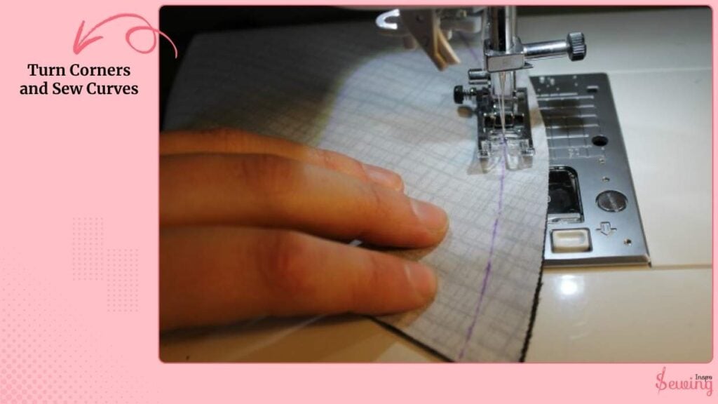 Turn Corners and Sew Curves