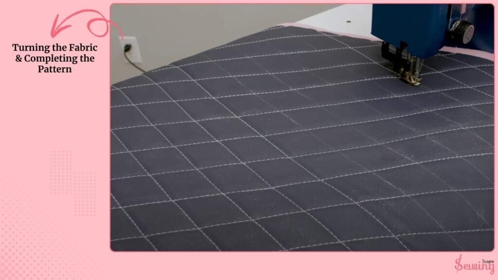 Turning the Fabric & Completing the Pattern