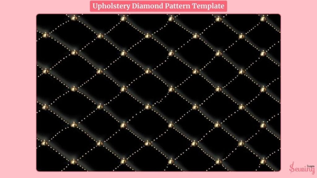 Upholstery Diamond Pattern Template
