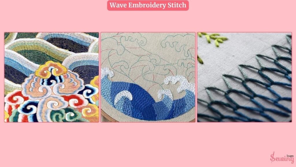 Wave Embroidery Stitch
