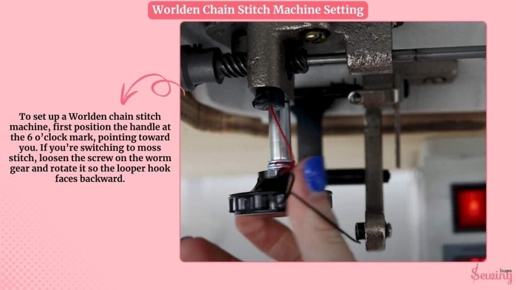 Worlden Chain Stitch Machine Setting