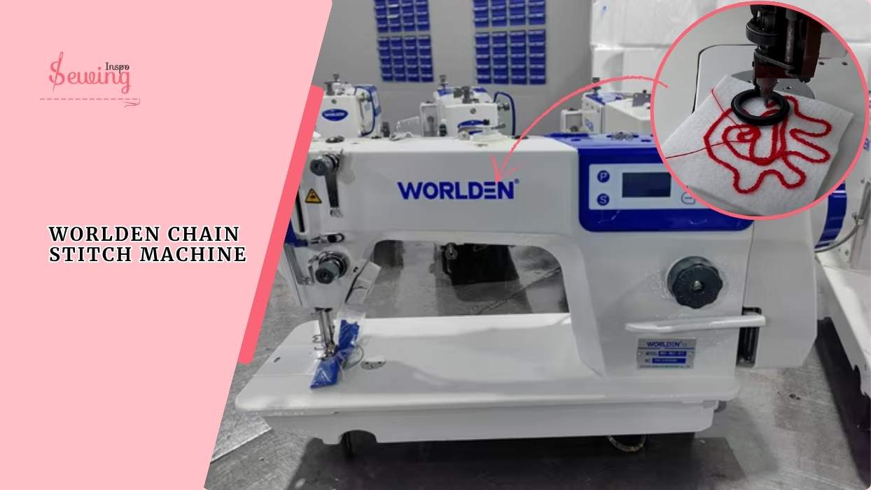 I Use A Worlden Chain Stitch Machine To Do Chain Stitch Embroidery