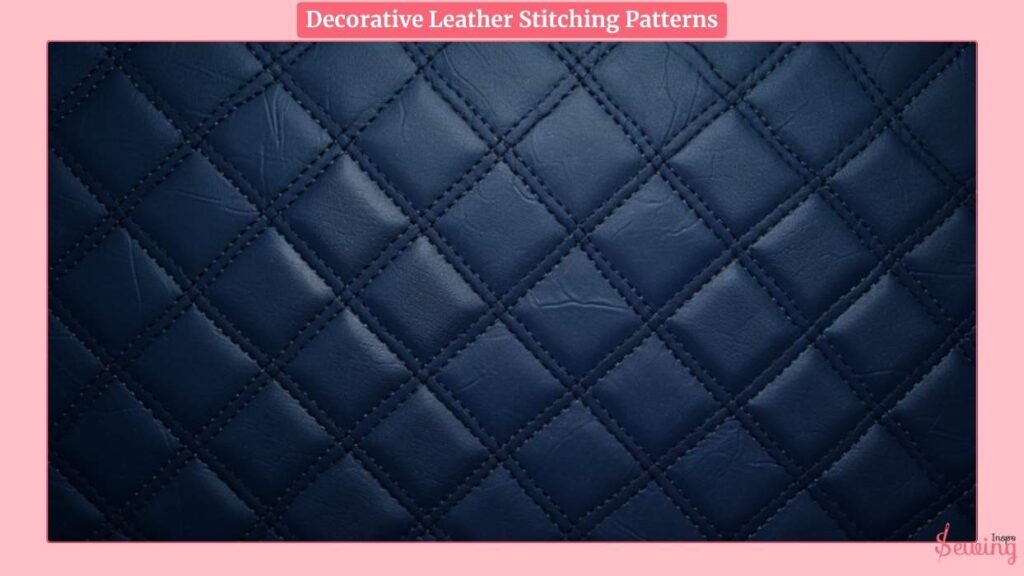 Decorative leather stitching patterns for beginners