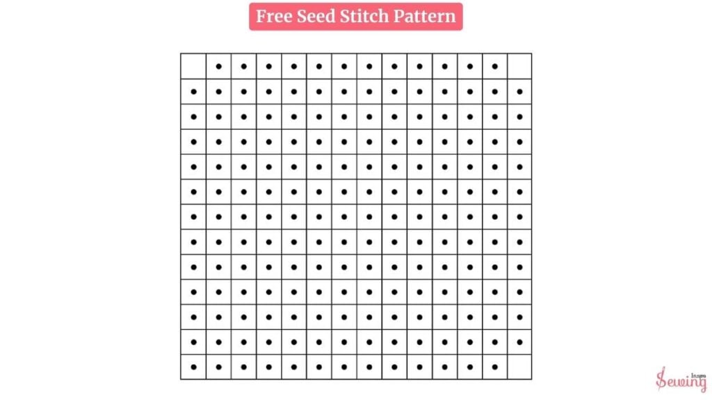 Free Seed Stitch Pattern
