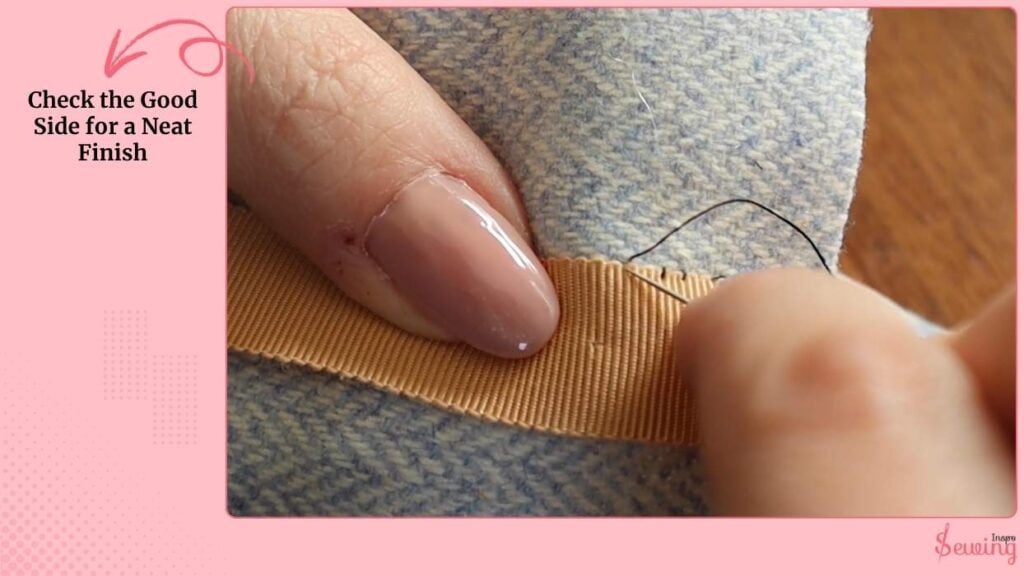 Check the Good Side for a Neat Finish