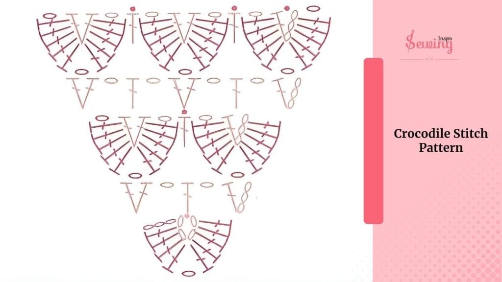 Crocodile Stitch Pattern