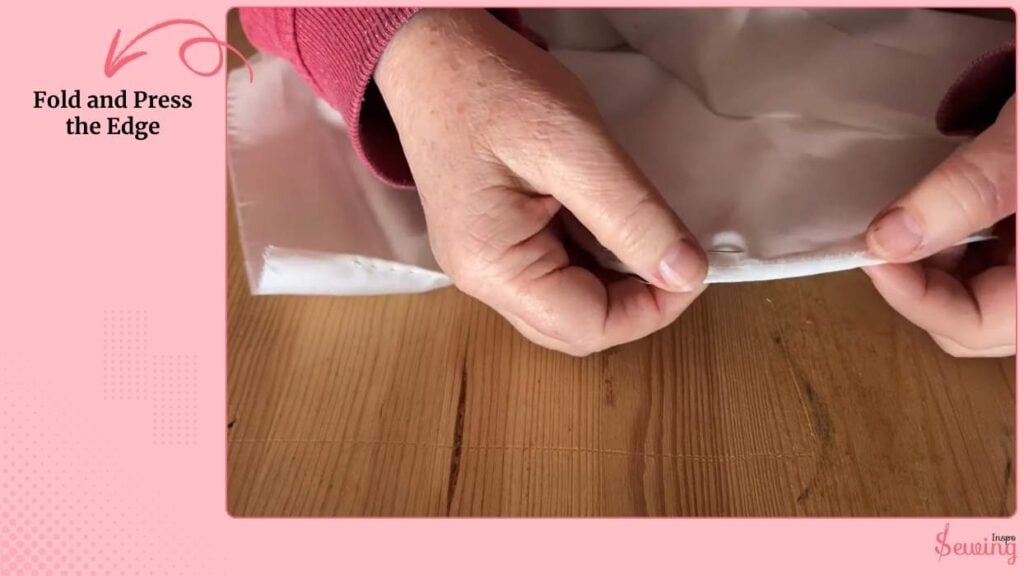 Fold and Press the Edge
