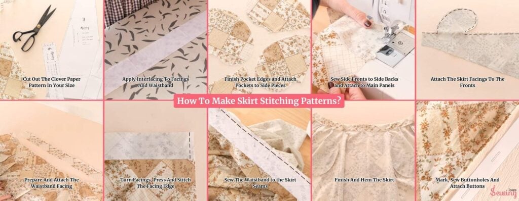 How To Make Skirt Stitching Patterns