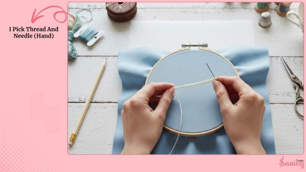 I Pick Thread And Needle (Hand)