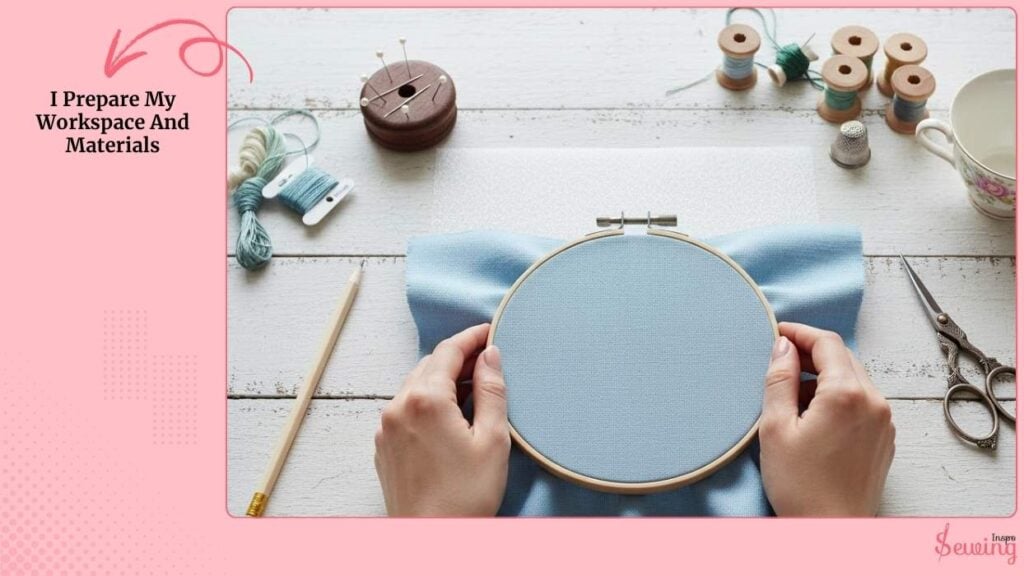 I Prepare My Workspace And Materials