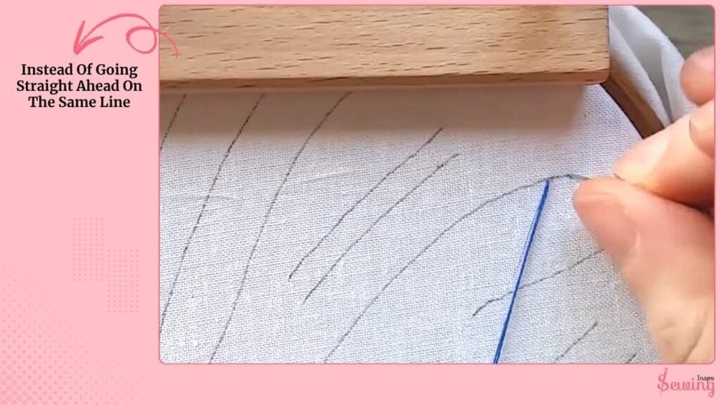 Instead Of Going Straight Ahead On The Same Line